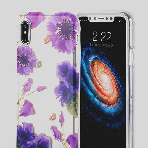 customized tulipa petunia phone case for iphone X cover