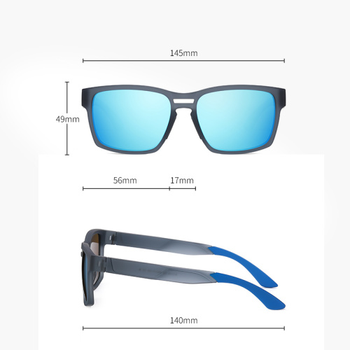 TR Polarized Sunglasses With Two-Tone Temples