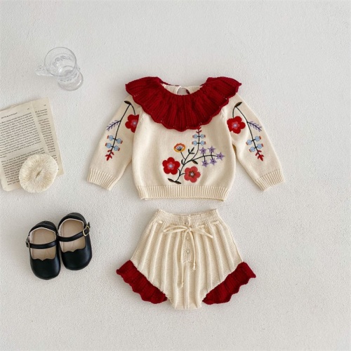 Children's Knitted Two-Piece Sweater On Sale