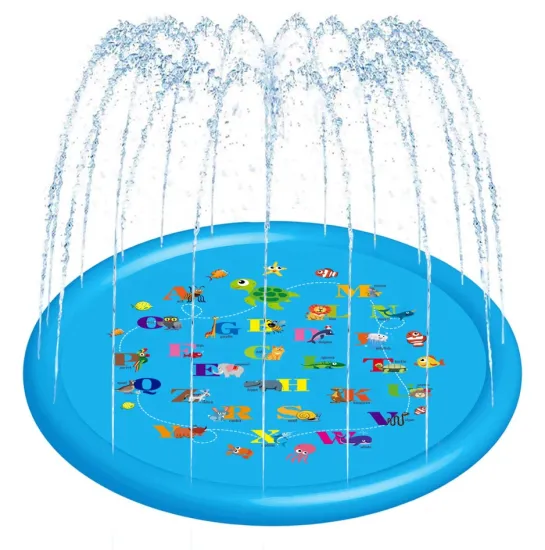 Outdoor Water Play Equipment: Sprinkler Toys, Splash Pads, Hopscotch Mats, and Inflatable Play Mats for Kids