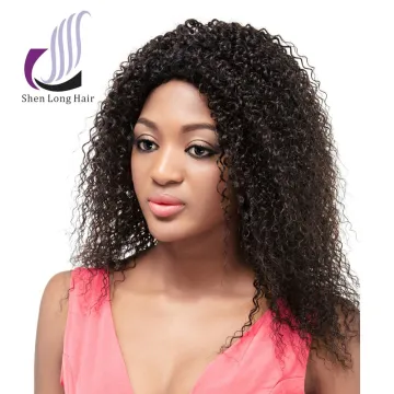 No tangle unprocessed u part wig , virgin natural kinky curl hair wig, wholesale afro kinky human hair wig