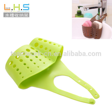 Hot sale Kitchen faucet Hanging plastic caddy with handle