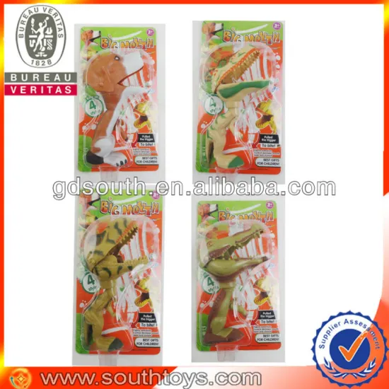 mouth moves of pet model big mouth dinosaur