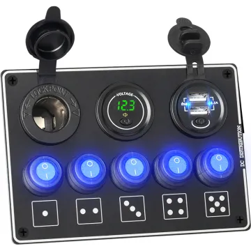 Customizable 12V/24V Car Charger & Switch Panel - Wholesale