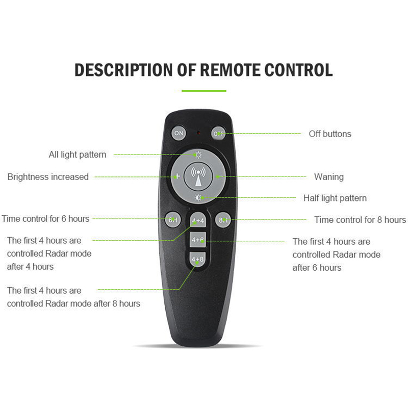 Remote Control Solar Lamp