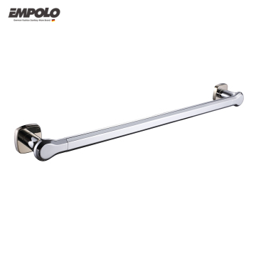 Chrome with Gold Brass Single Towel Bar Bathroom Hardware Set