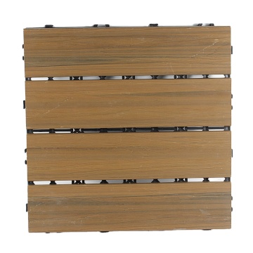 WPC Interlocking Decking Tiles 18mm Thick - Cheap Composite Outdoor Floor Tiles