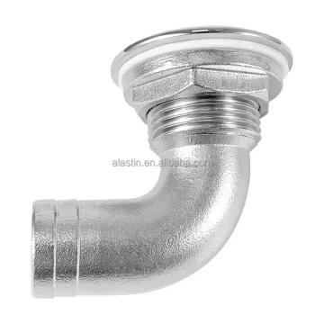 316 Stainless Steel 90 Degree Boat Drain - New Arrivals Thru Hull Outlet