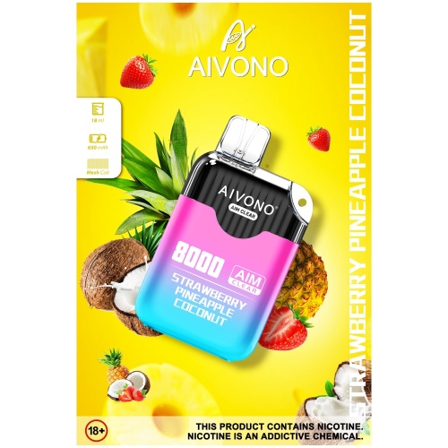 AIM-CLEAR 8000 PUFFS AIVONO Fruit flavors