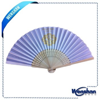 2015 wenshan wedding fan silk wedding hand