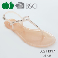 Damen neue Ankunft Sommermode langlebige PVC-Sandalen