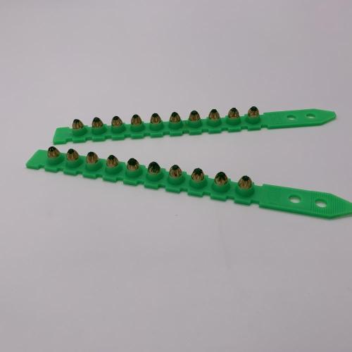 Striscia lunga in plastica calibro 27 VERDE