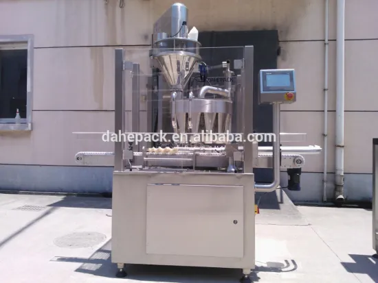 Fully Automatic Rotary Continuous Motion High Speed Powder Tins Filling machine