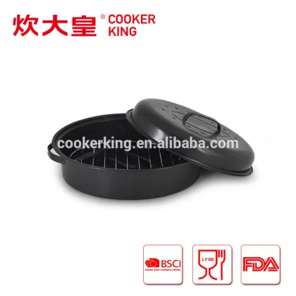 2016 carbon steel chicken roaster pan with rack chicken roaster