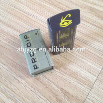Hinged small mint metal tin chewing gum box with customized design printing