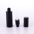 40ml black glass flat shoulder reed diffuser bottle