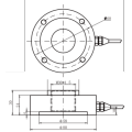 Through Hole Compression Force Bolt Button Load Cell