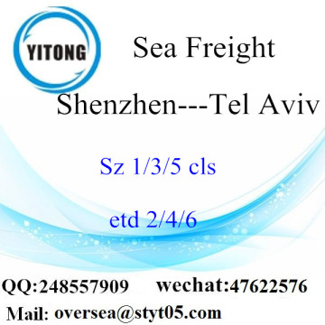 Consolidamento di LCL del porto di Shenzhen a Tel Aviv