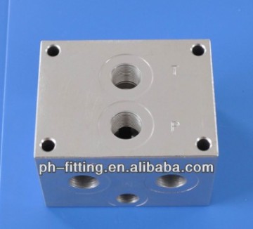 customized cnc machined aluminum manifold