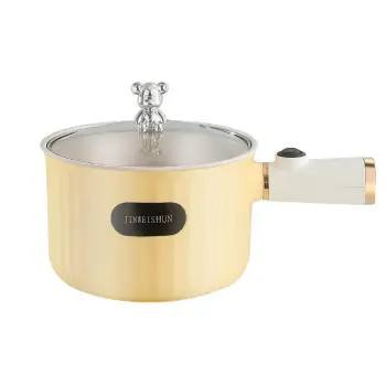 Multi-Functional Electric Cooking Pot for Student Dorms: Steams and Cooks Instant Noodles with Low Power