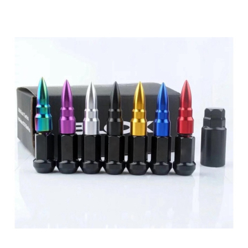 Racing Car Retrofit Bullet Wheel Bolts - 12X1.25MM/M12X1.5MM Rim Spike Lug Nut Spears