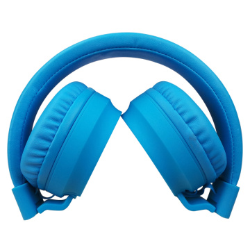 Stéréo pliable bleu sur ODM d&#39;OEM d&#39;écouteurs d&#39;oreille