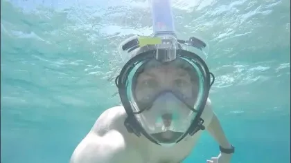 Liquide Silicone Waterproof Full Face Mask Snorkeling