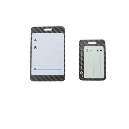 Carbon Fiber Luggage Tags