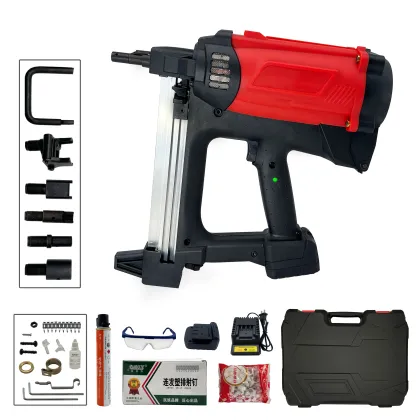 Portable Cordless Power Tools: Woodworking and Concrete Nail Guns with Battery Charger