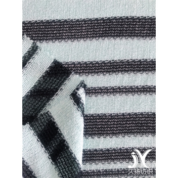 Tessuto a maglia maglione a strisce in poliestere