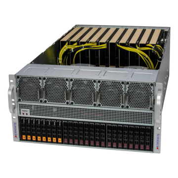 GPU SuperServer SYS-521GE-TNRT DP: 5U डुअल-रूट PCIE सिस्टम 10 GPU तक के साथ