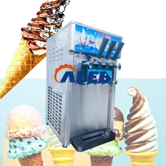 Stainless Steel Three Flavor Soft Ice Cream Vending Machine: Your Convenient Frozen Treat Solution