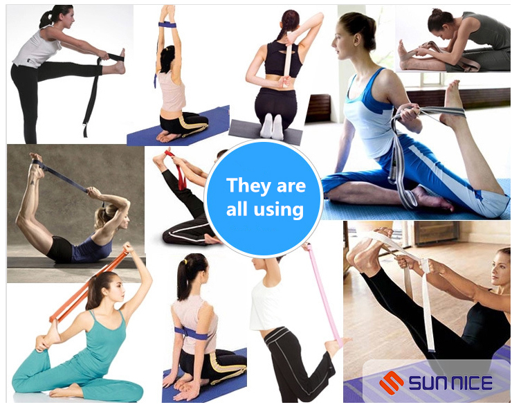 high quality Yoga Belt Custom Logo Strap