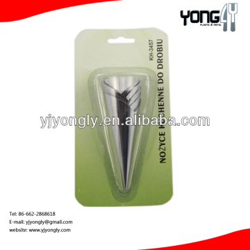 stainless steel cream horn