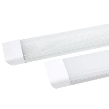 High Efficacy LED Batten Light 2ft 4ft 100Lm/w 120Lm/w Prismatic PC Diffuser