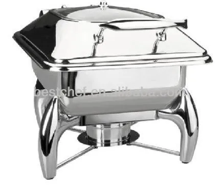 GN 1/2 Luxe chafing dish with glass window lid and dish stand