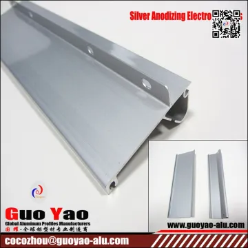 China Factory Electrophoresis Flat Aluminium Extrusion Profiles
