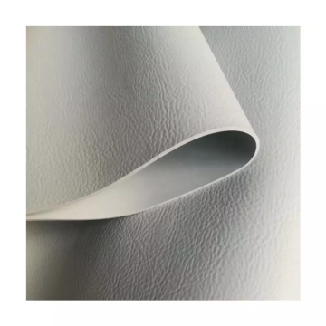 Quick-Drying Grey PVC Leather Table Cover & Mat: Easy Clean Solution