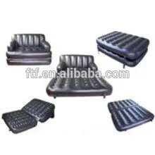 Purple one PVC inflatable floating bed