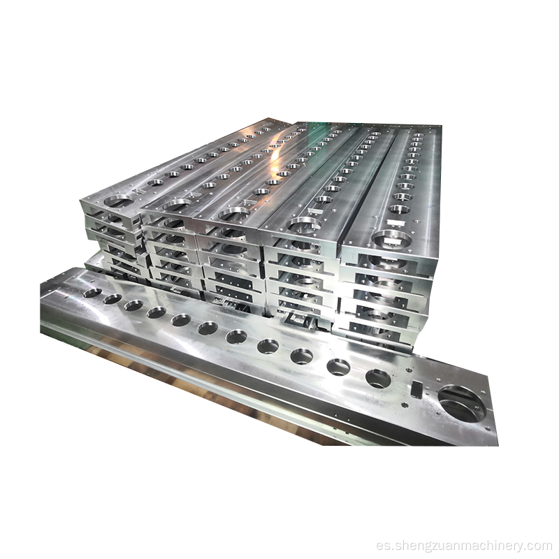 Piezas de maquinaria anodizada de color de mecanizado fresado de aluminio CNC