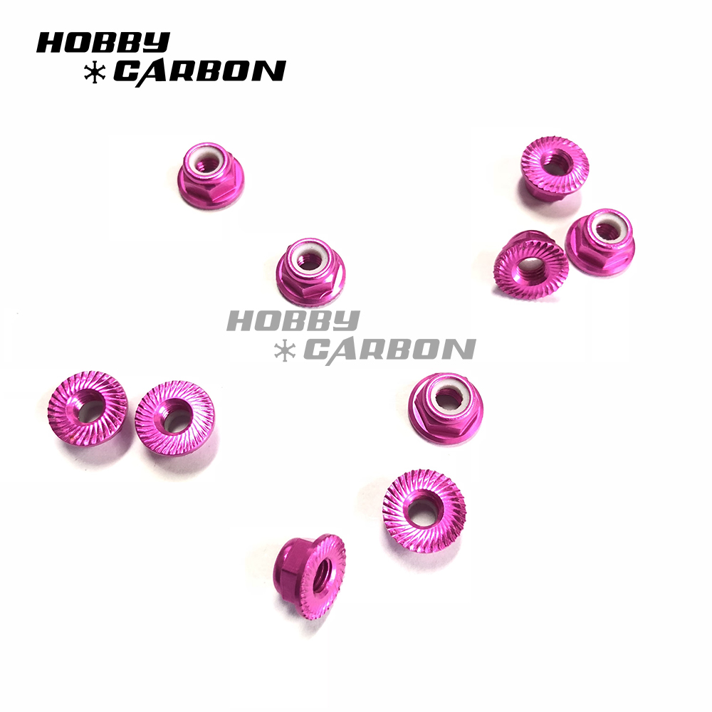 M3 Aluminum Flange Nuts