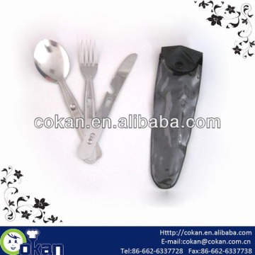 3pcs Stainless Steel Picnic Cutlery Set,Flatware CK-K008