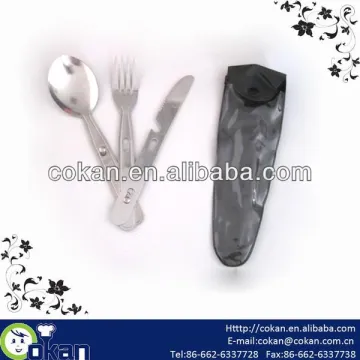 3pcs Stainless Steel Picnic Cutlery Set,Flatware CK-K008