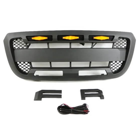 Custom Front Grille ABS Parrilla OE Fit Off Road Auto Parts for 2004-2011 Ranger Exterior Accessories
