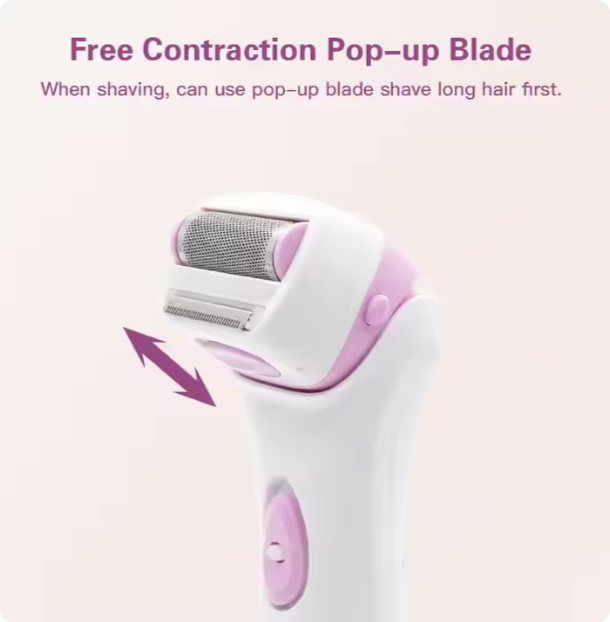 Lightweight AA Battery Hair Trimmer for Women