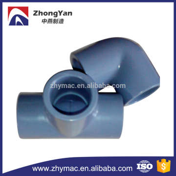 Grey Colour SCH 80 Socket Type End CPVC Pipe Fittings for chemical use