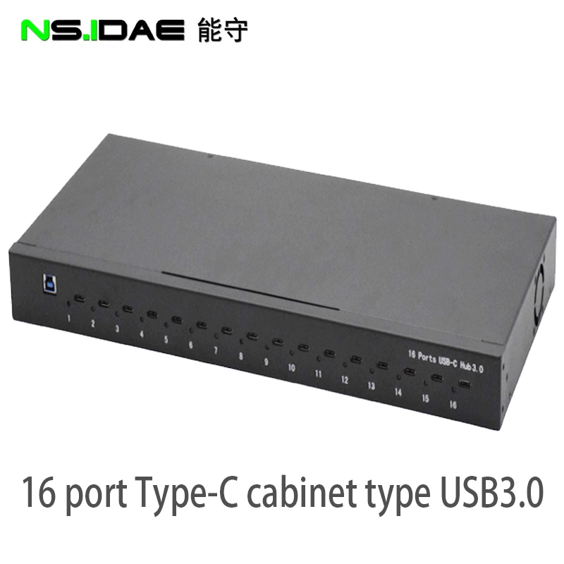 16 Port Typ-C-Hub-Datenübertragungsstation USB3.0