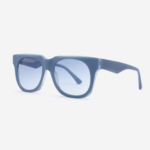 Sophisticated Square Acetate Male Sunglasses