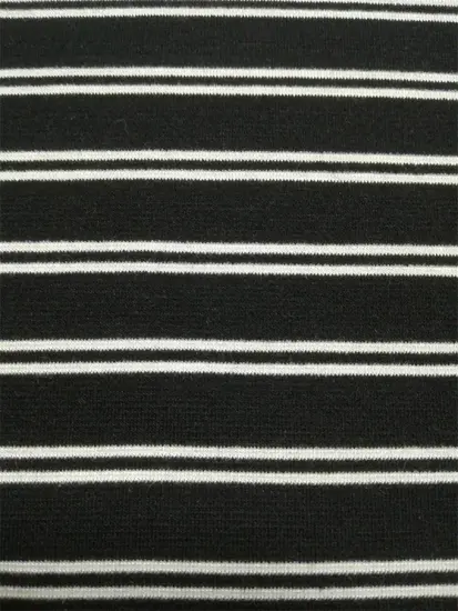 Y/D Rayon Nylon Span  Stripe Ponte Roma