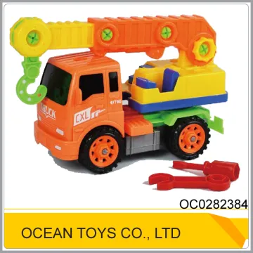 High quality boys truck game plastic diy assembly car toys OC0282384